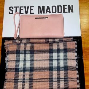 Steve Madden Scarf & Wallet Set